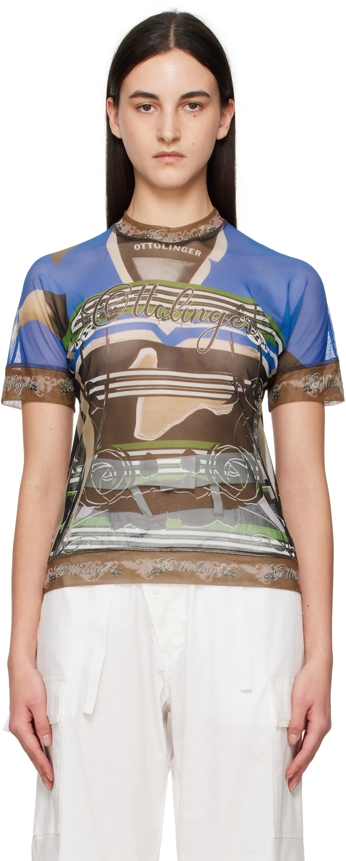 Ottolinger Black Strappy Long Sleeve T-Shirt Ottolinger
