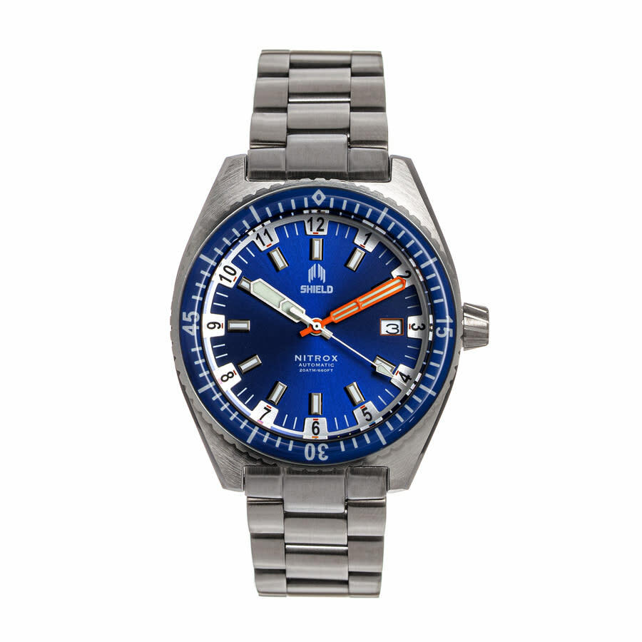 Shield Nitrox Automatic Blue Dial Mens Watch SLDSH114-3