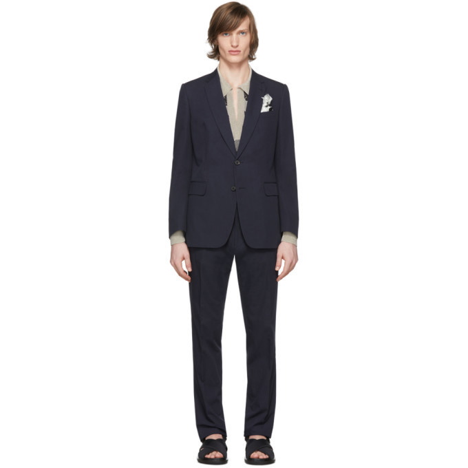 Photo: Dries Van Noten Navy Kline Suit