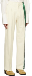 Carlota Barrera Off-White Tailored Trousers