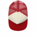 Rhude Men's Cellier Trucker Cap in Red/Cream