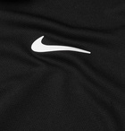 Nike Tennis - NikeCourt Team Logo-Print Dri-FIT Tennis Polo Shirt - Black