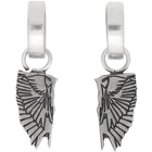 Marcelo Burlon County of Milan Silver Wings Earrings