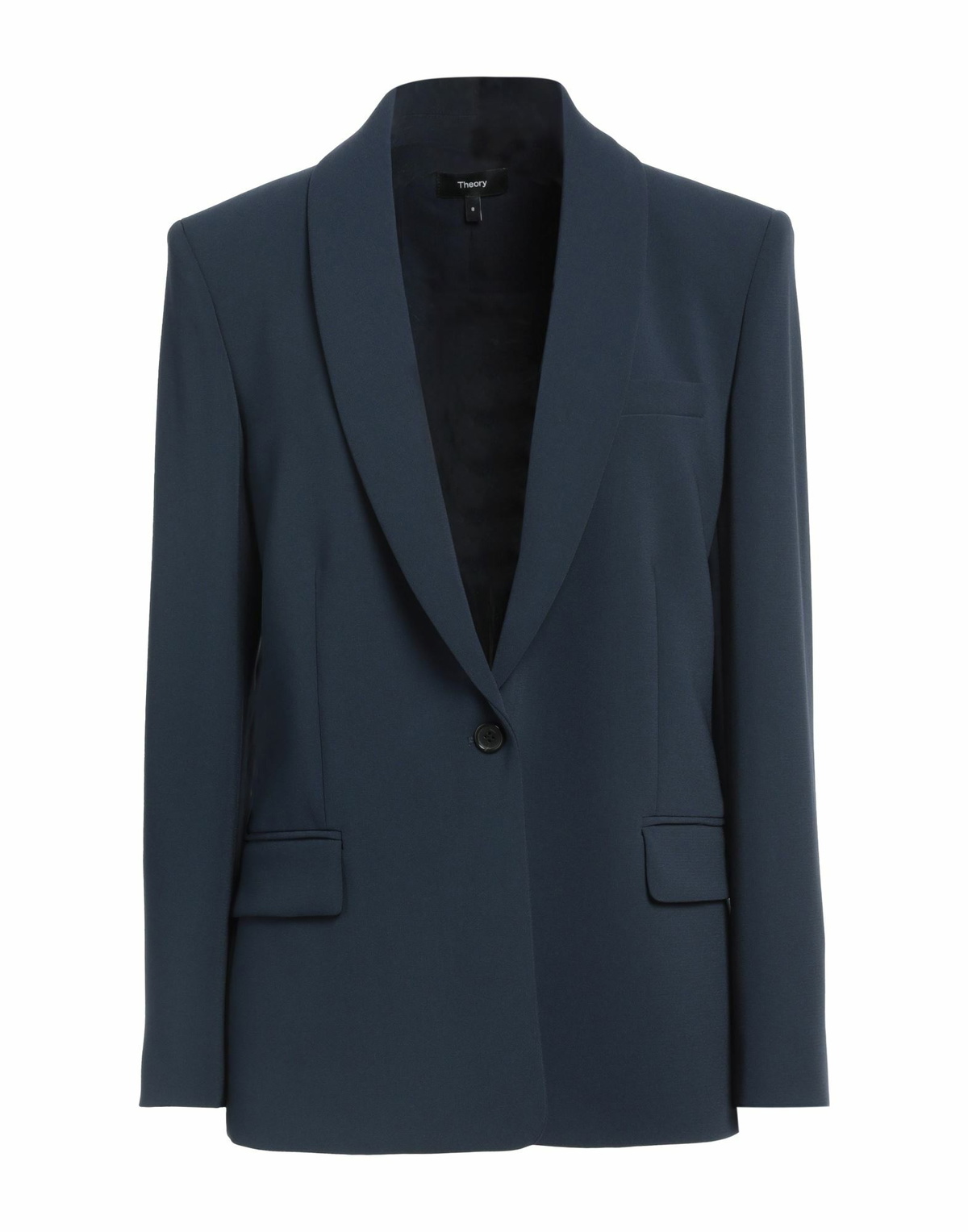 Theory Womens Blazer Midnight in Blue