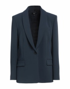 Theory Womens Blazer Midnight in Blue
