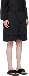 T/SEHNE SSENSE Exclusive Black Shorts