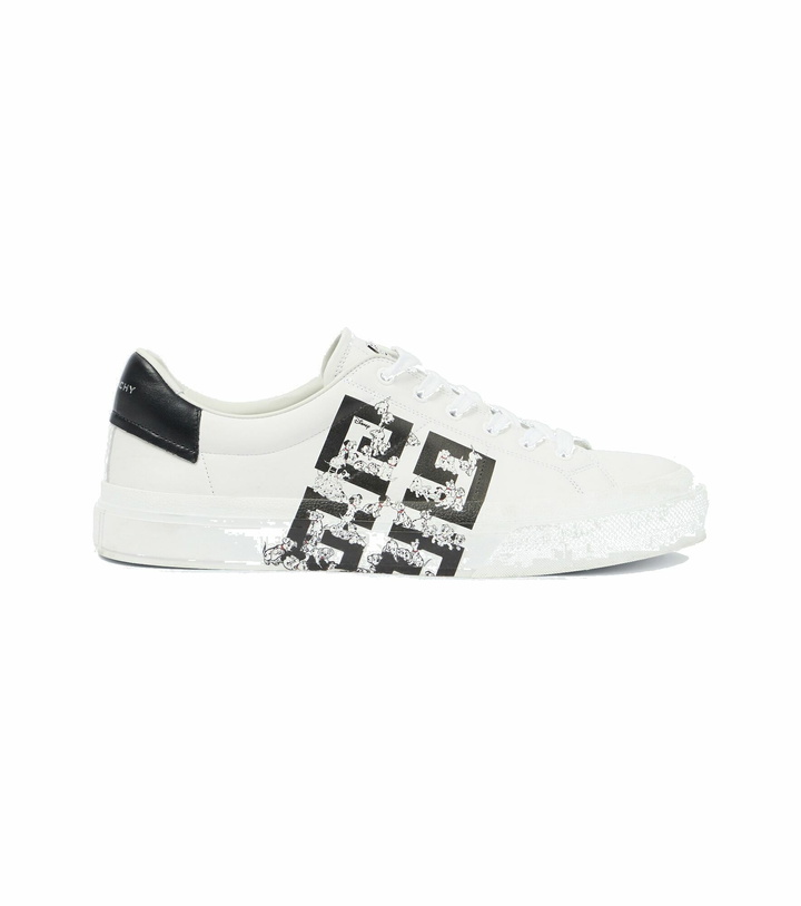 Photo: Givenchy - x Disney® City Sport printed leather sneakers