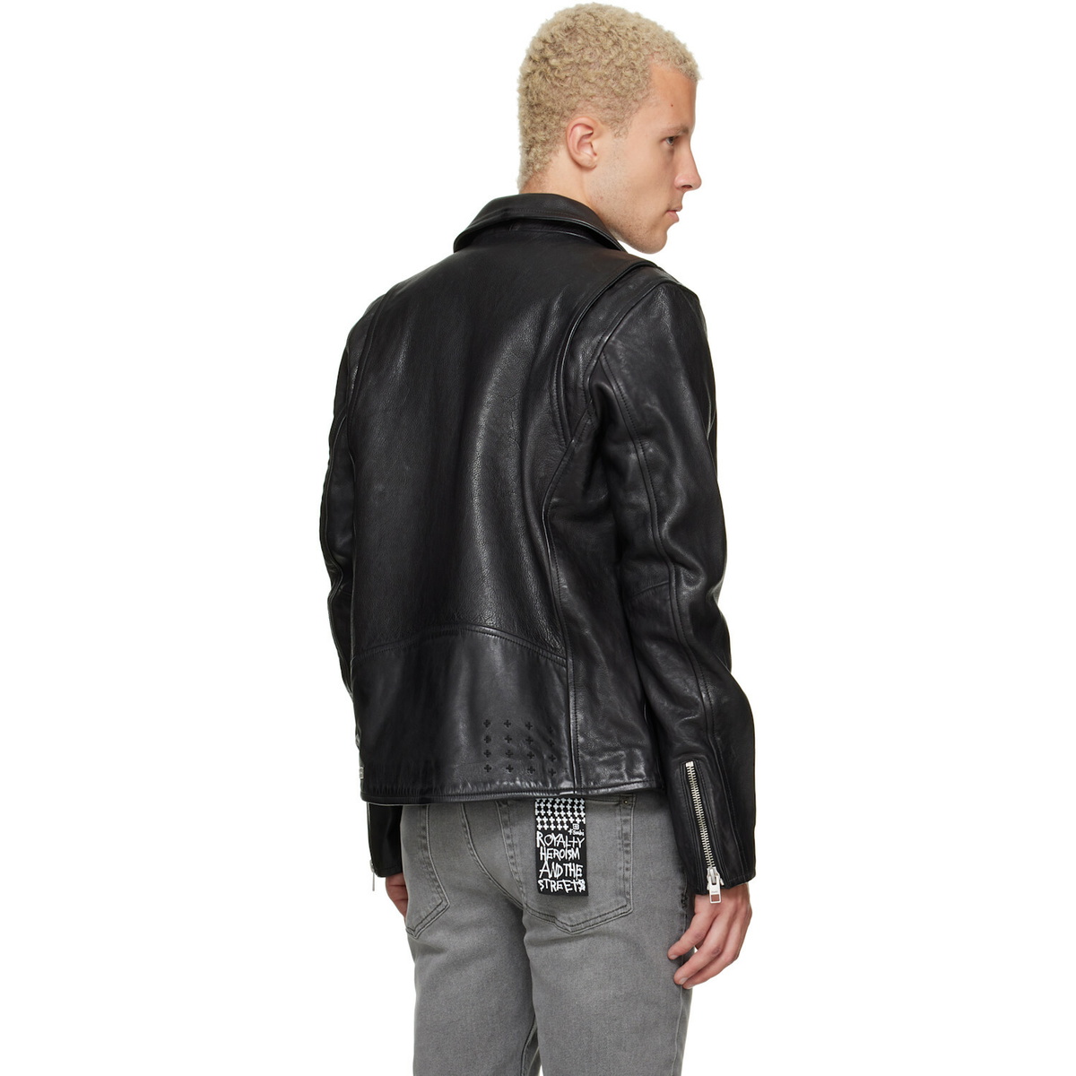 Ksubi Black Capitol Leather Jacket