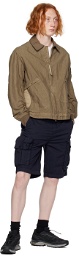 C.P. Company Navy Garment-Dyed Shorts