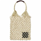 Jil Sander+ Women's Knitted Bag in Yellow/Brown/White
