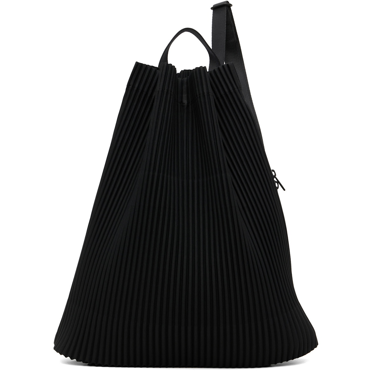 HOMME PLISSÉ ISSEY MIYAKE Black Drawstring Pleats Bag