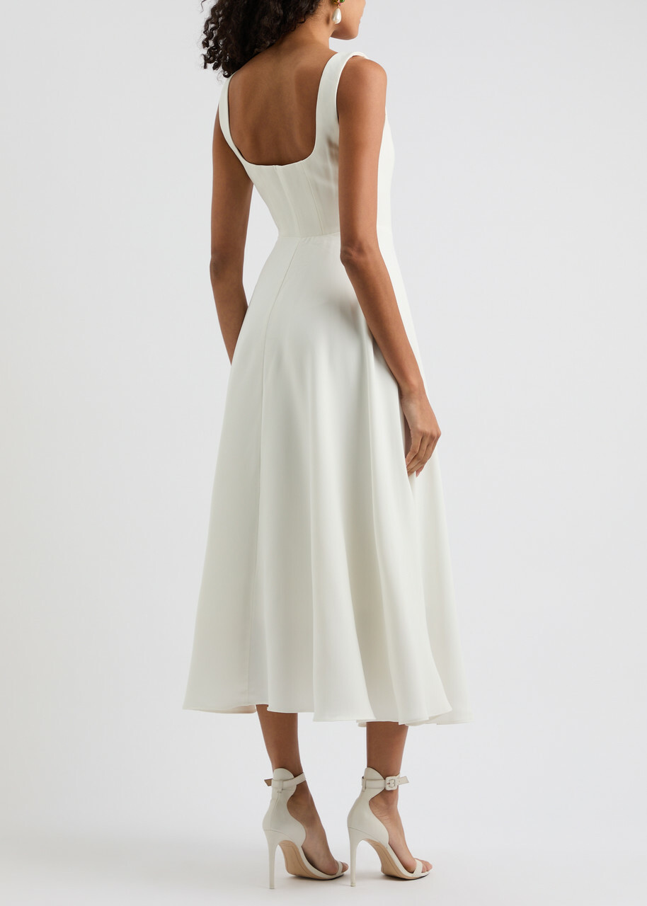 Odd Muse The Ultimate Muse Jersey Midi Dress White