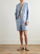 Oliver Spencer - Wyndhams Unstructured Linen Suit Jacket - Blue