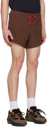 District Vision Brown 5in Training Shorts