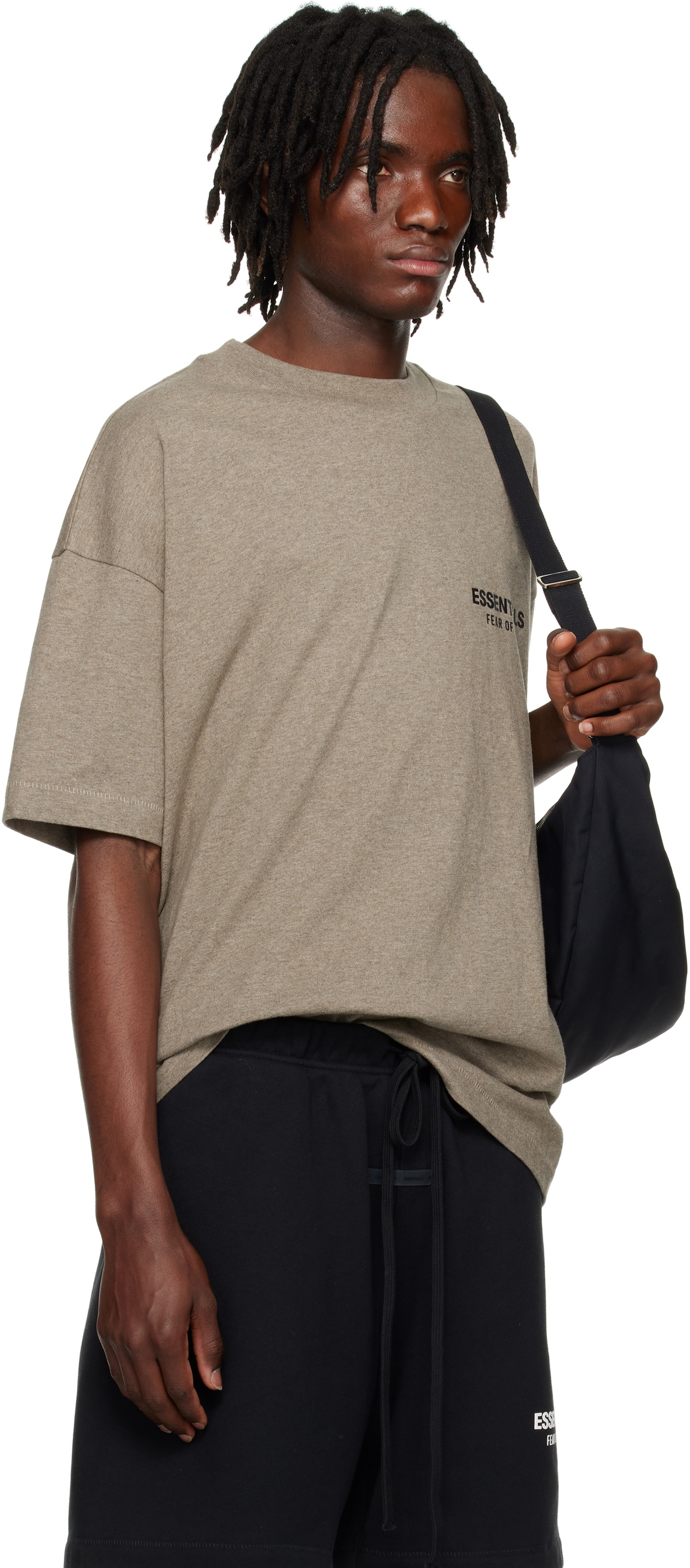 Fear of God ESSENTIALS Gray Classic Short Sleeve T-shirt Fear Of God ...