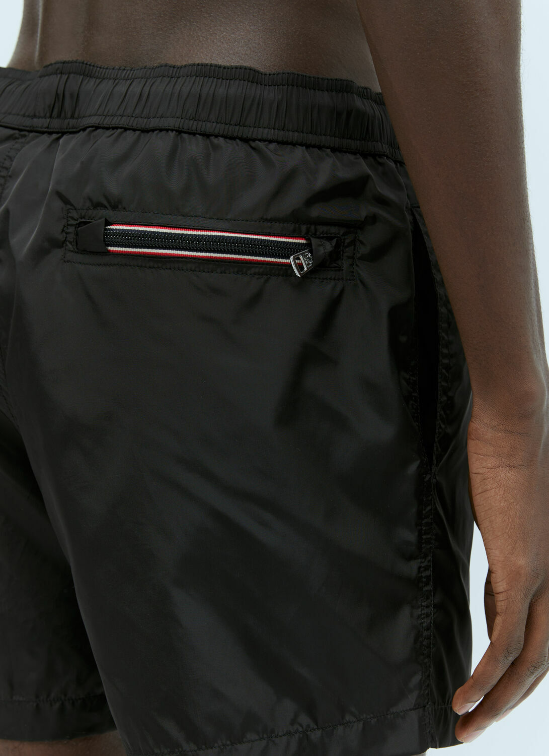 Moncler Logo Patch Swim Shorts