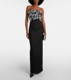 Emilia Wickstead Laelia floral embellished gown