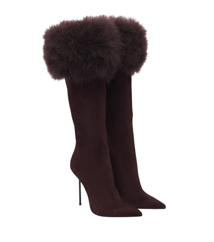 Photo: Paris Texas Lidia suede knee-high boots