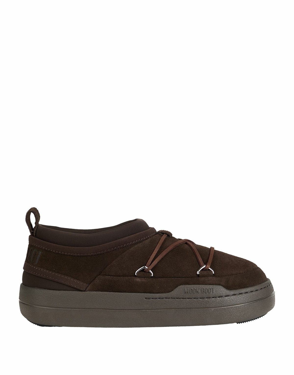 Moon Boot Mb Park Icon Suede Womens Sneakers Dark in Brown