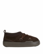 Moon Boot Mb Park Icon Suede Womens Sneakers Dark in Brown