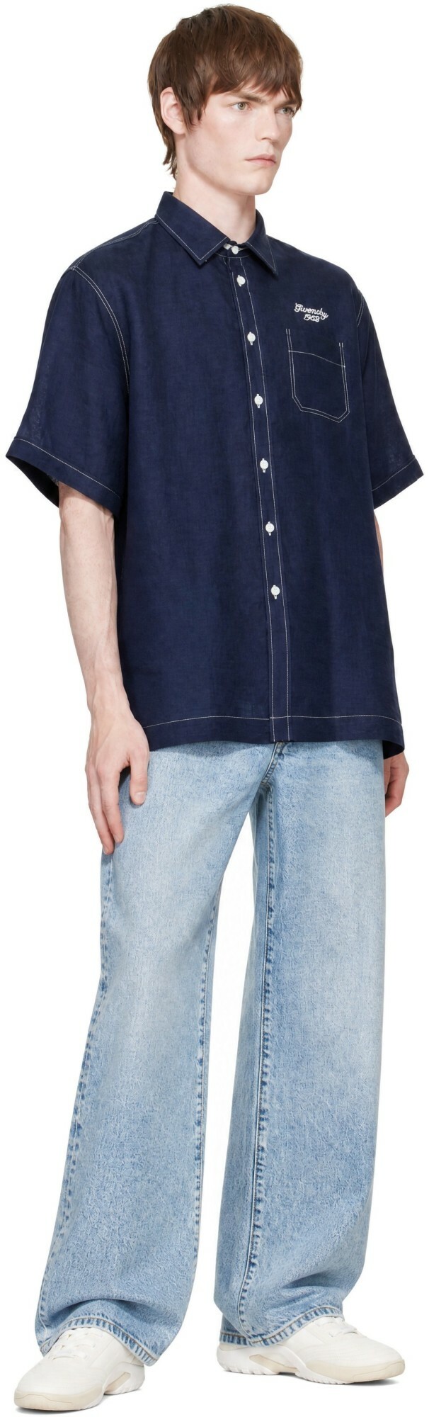 Givenchy Navy 'Givenchy 1952' Shirt