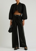 Sister Jane Paddock Jacquard Cloque Jacket Black