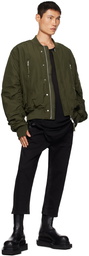 thom/krom Green M J 63 Bomber Jacket