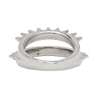 Alan Crocetti Silver Half-Space Spur Ring