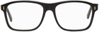 Gucci Black Rectangular Glasses