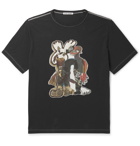 Our Legacy - New Box Appliquéd Cotton-Jersey T-Shirt - Black