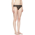 Calvin Klein Underwear Black Obsess Thong