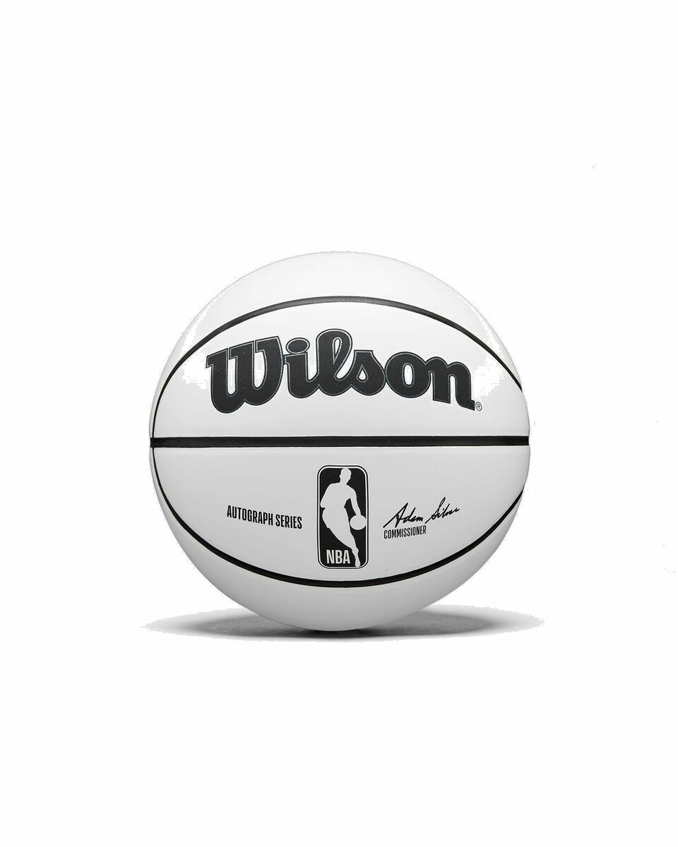 Photo: Wilson Nba Autograph Basketball Adam Silver Size 3 White - Mens - Sports Equipment