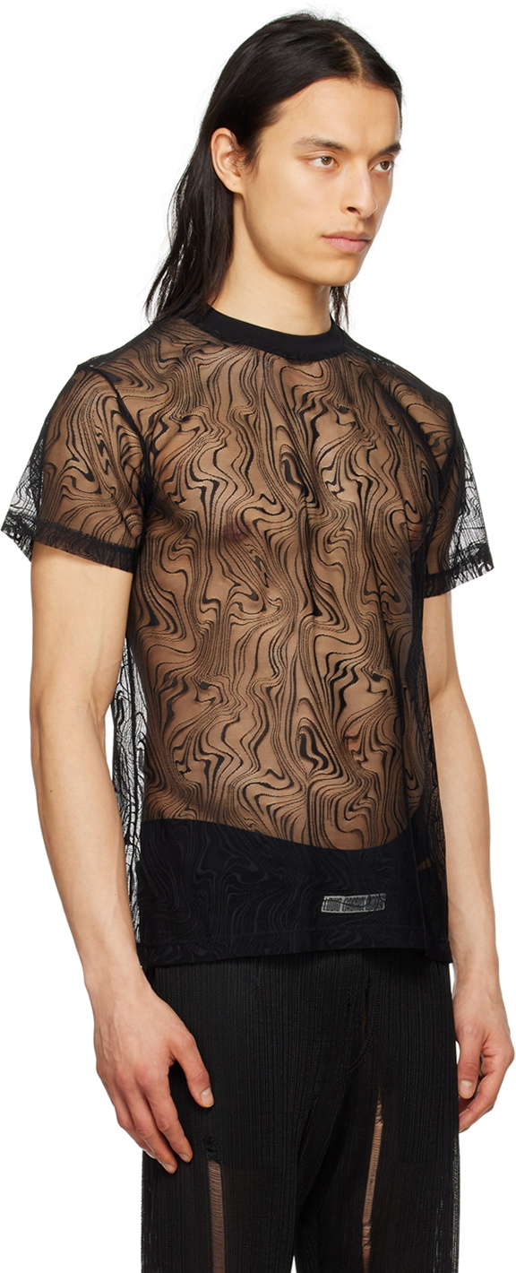 LGN Louis Gabriel Nouchi Black Crewneck T-Shirt