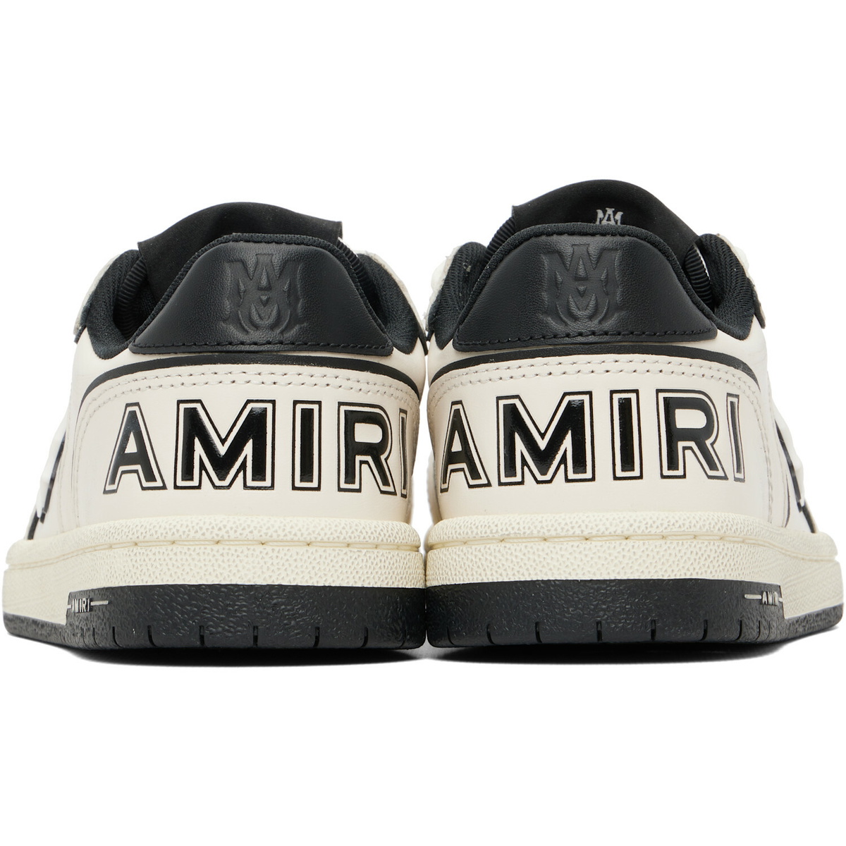 AMIRI Off-White & Black Newport Sneakers