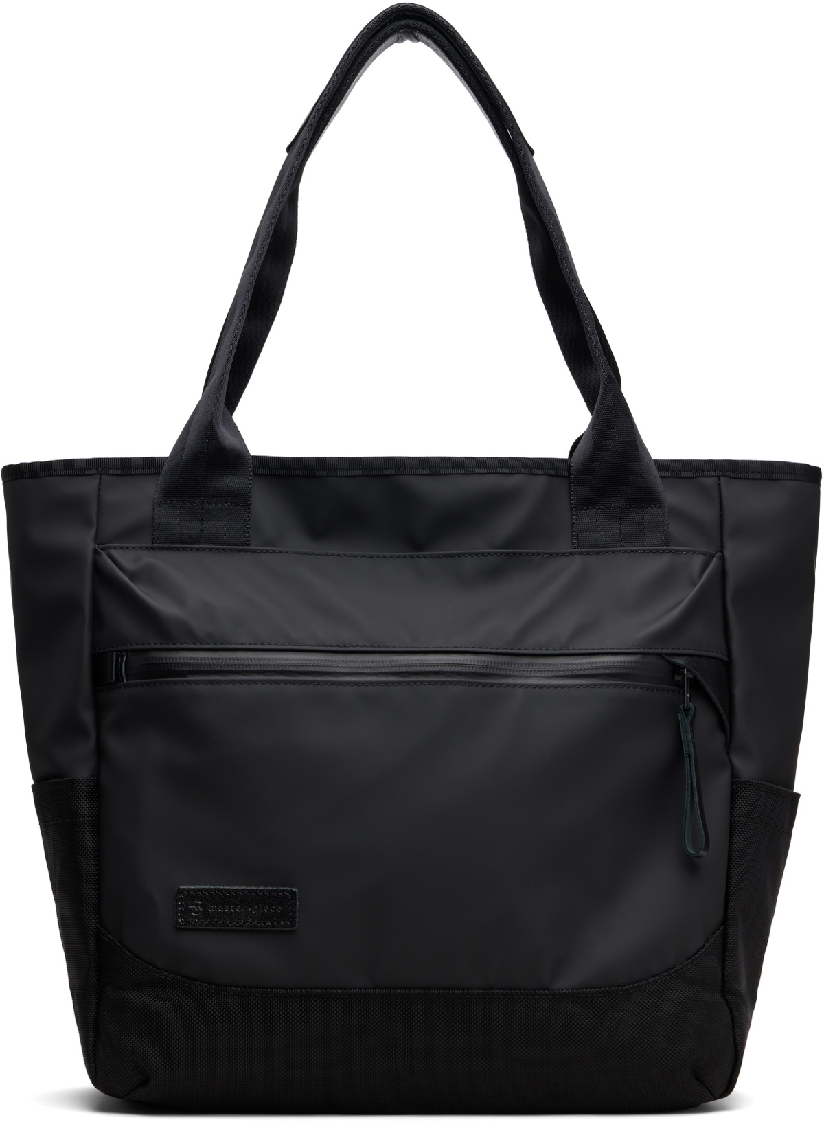 master-piece Black Slick Tote