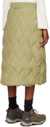 OTTI Khaki Drawstring Midi Skirt
