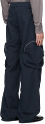 Eckhaus Latta Navy Pocket Cargo Pants