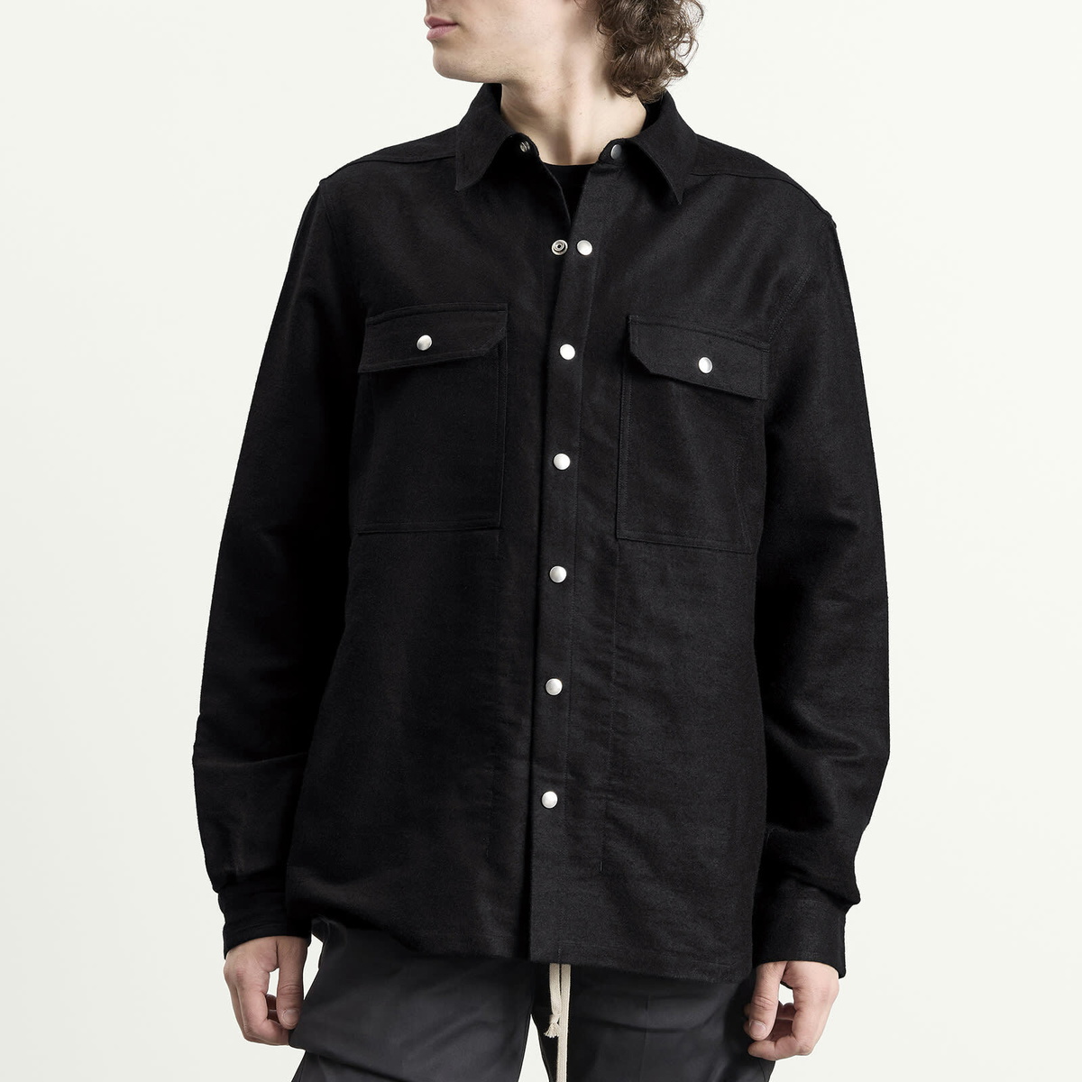 Rick Owens Men's Outershirt in Black