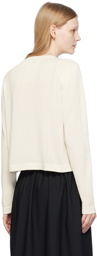 Cordera White Rib Long Sleeve T-Shirt