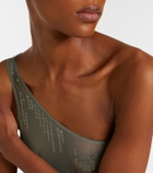 Rick Owens Sequined sheer tulle gown