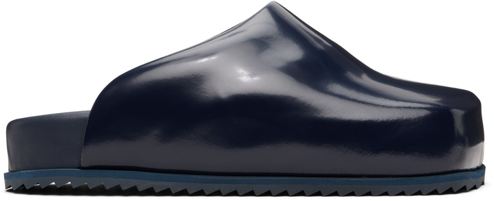 Photo: YUME YUME Navy Truck Slide Loafers