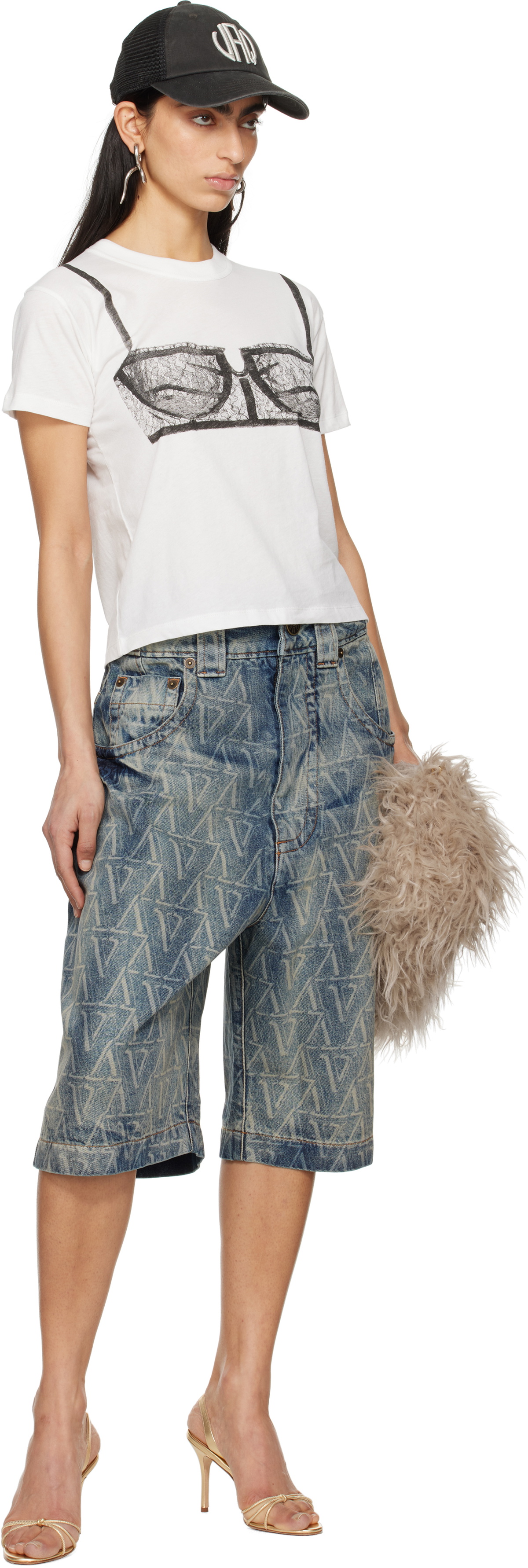 VAQUERA Blue Baby Denim Shorts