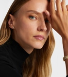 Suzanne Kalan 18kt gold earrings with diamonds