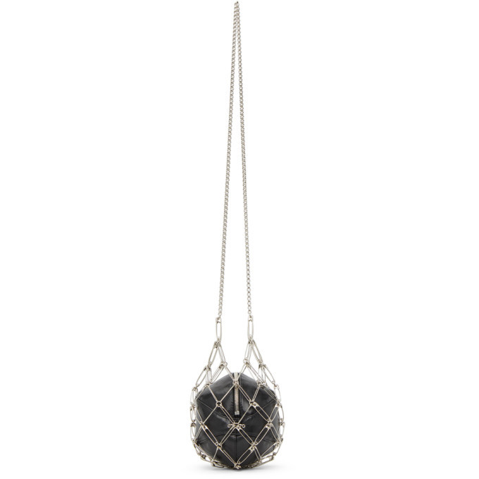 Noir Kei Ninomiya Black Safety Pin Ball Bag Noir Kei Ninomiya