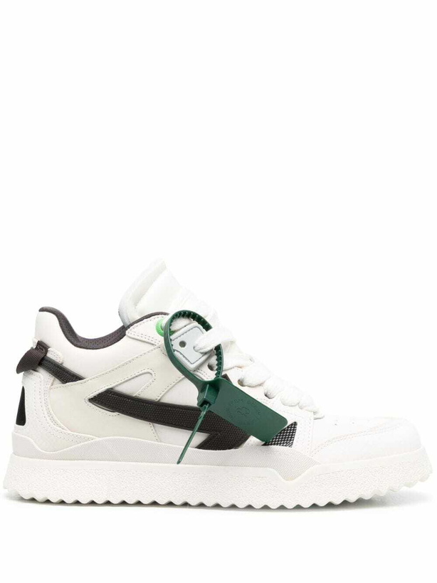 Photo: OFF-WHITE - Mid Top Sponge Sneakers