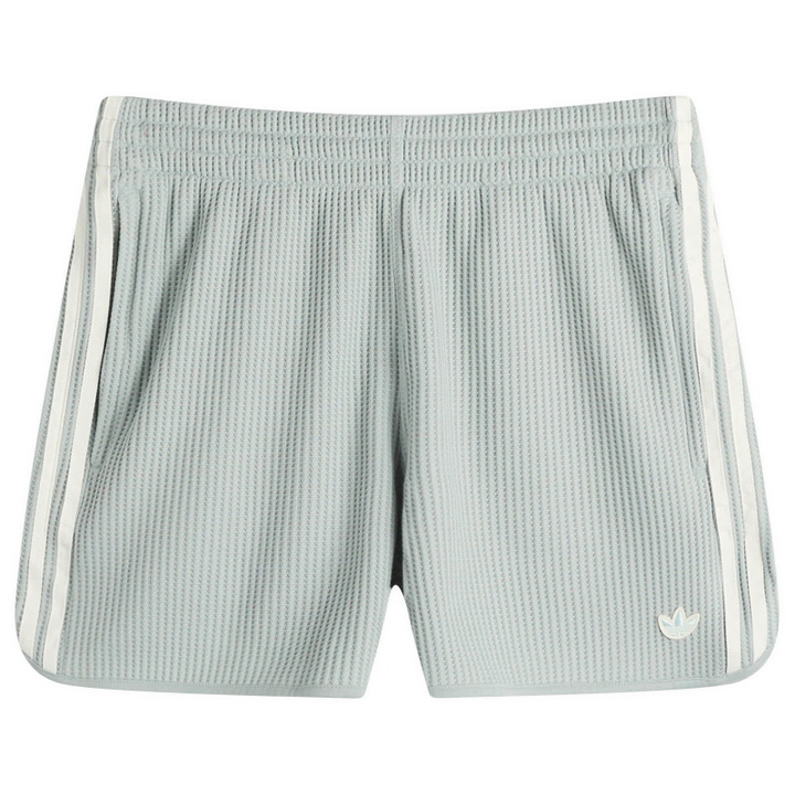 Photo: Adidas Men's Waffle Knit Sprinter Shorts in Wonder Sage