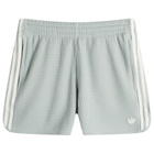 Adidas Men's Waffle Knit Sprinter Shorts in Wonder Sage