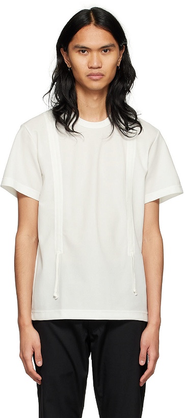 Photo: Comme des Garçons Homme Deux Off·White Polyester T-Shirt