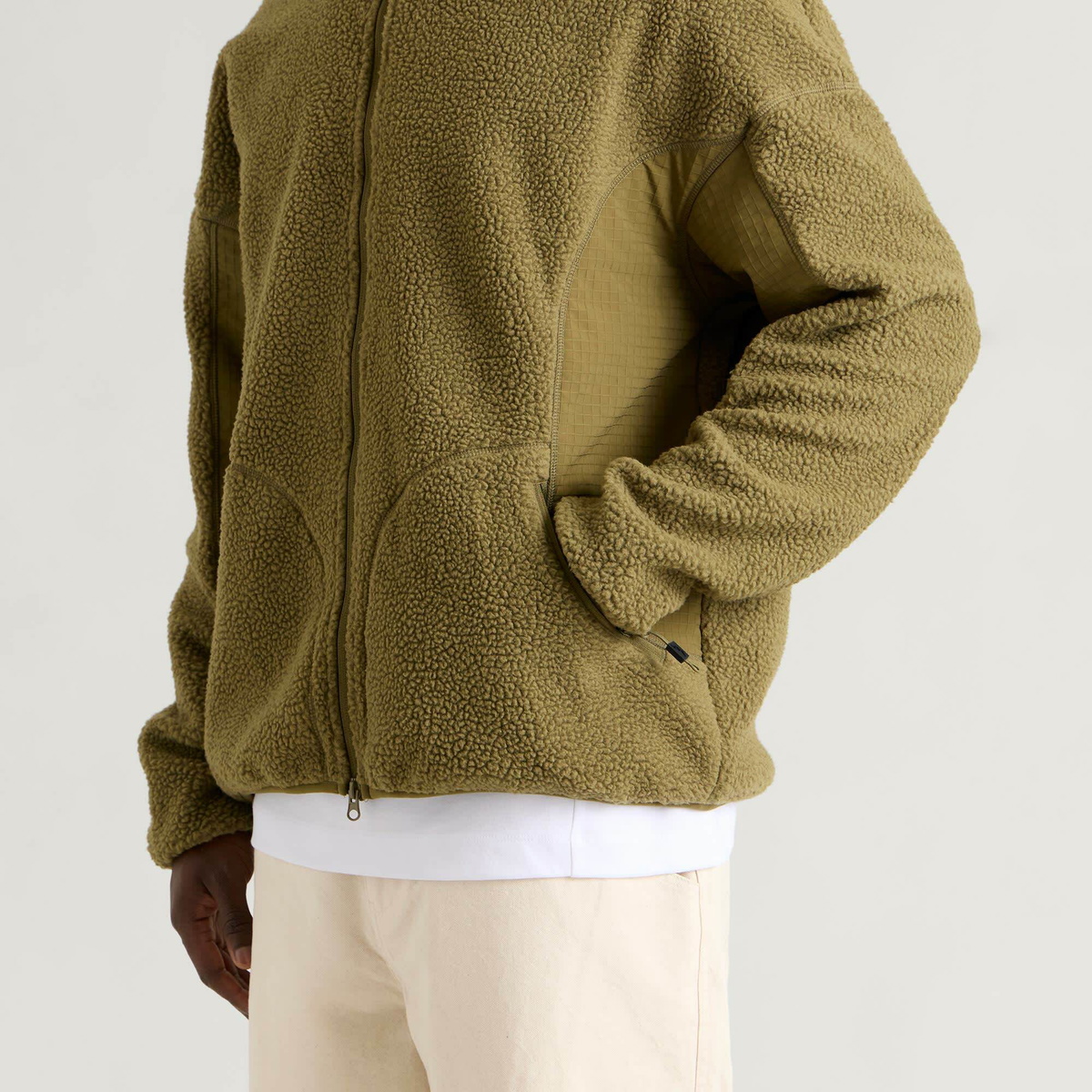 Mellow Clo Men's Expedition Fleece Jacket - END. Exclusive in Olive