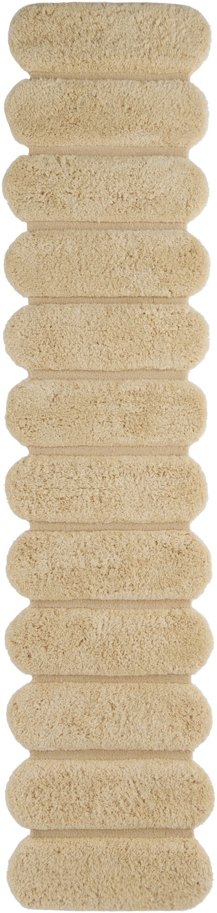 Mush Studios Beige 'The Ribbed Runner' Rug